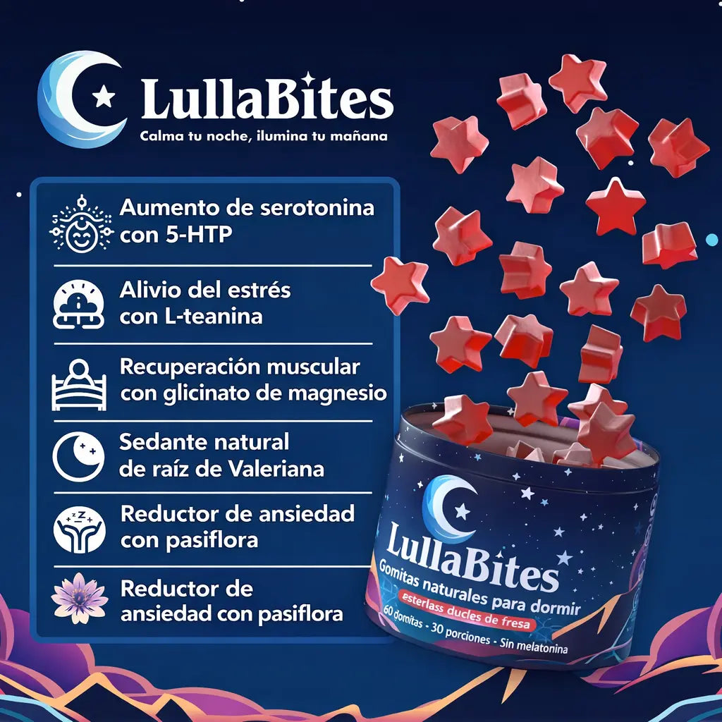 LULLABITES GUMMIES™: El Sueño No Es Negociable 🌙