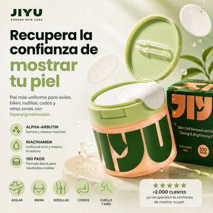 Jiyu Skin Tone Pads™: Ilumina las zonas que más escondes ✨🧡
