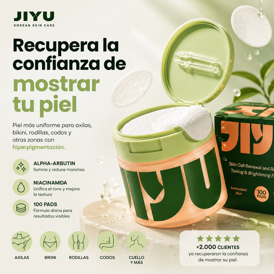 Jiyu Skin Tone Pads™: Ilumina las zonas que más escondes ✨🧡