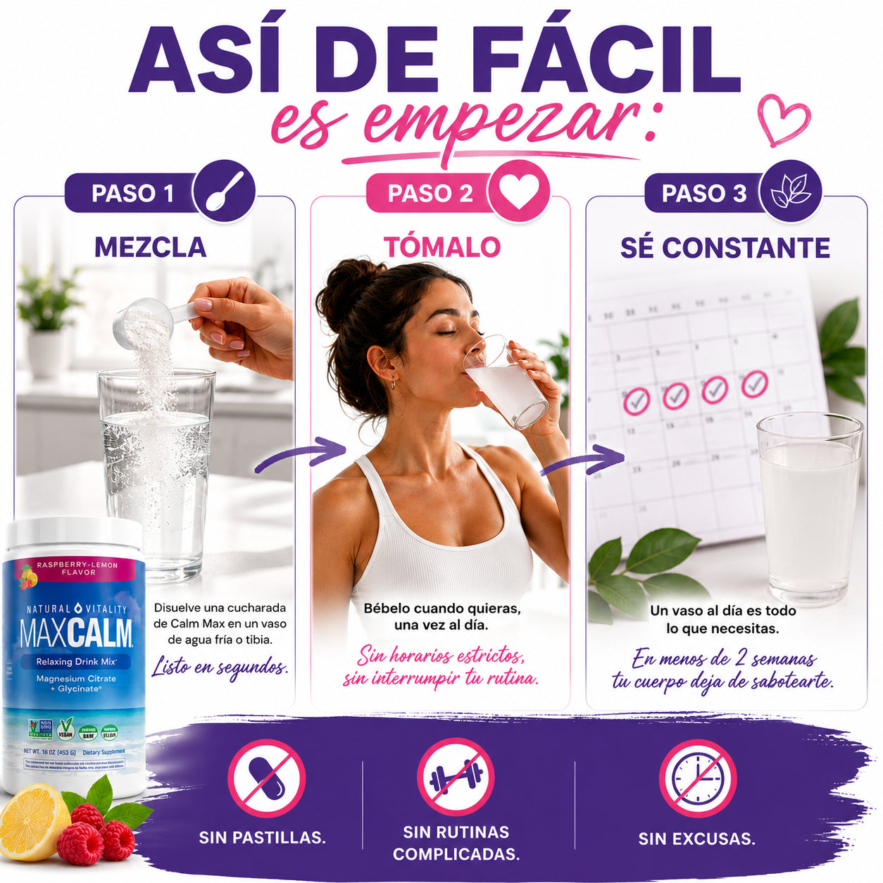 MAX CALM: Deja De Luchar Contra Tu Propio Cuerpo. 🤍