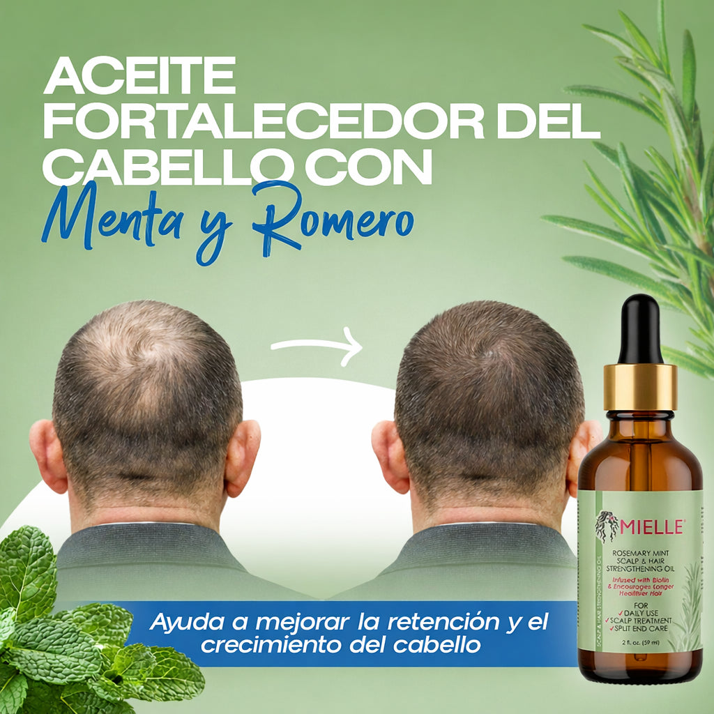 MIELLE ROSEMARY MINT®: Rescata Tu Cabello, Renace Tu Confianza 😮‍💨✨