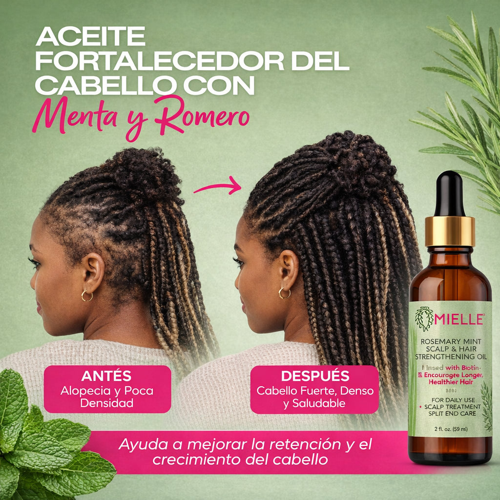 MIELLE ROSEMARY MINT®: Rescata Tu Cabello, Renace Tu Confianza 😮‍💨✨