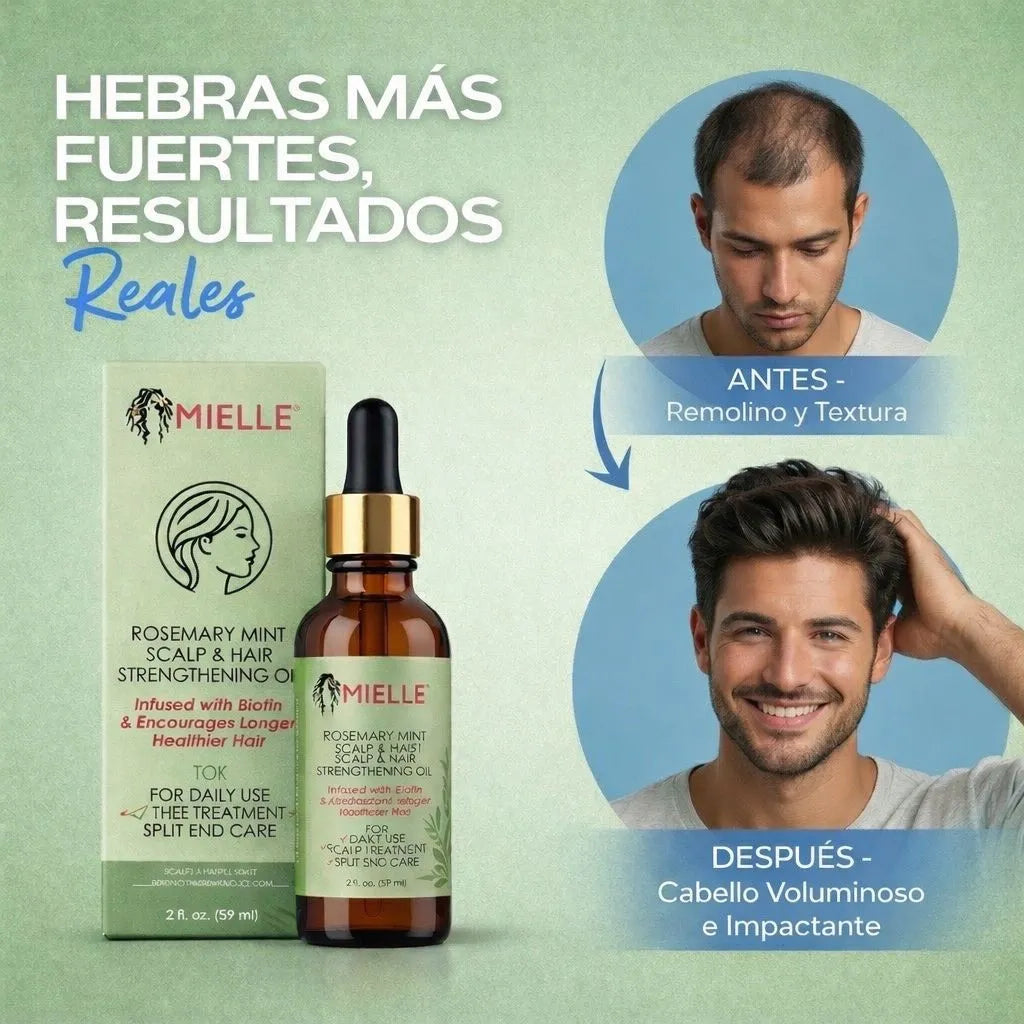 MIELLE ROSEMARY MINT®: Rescata Tu Cabello, Renace Tu Confianza 😮‍💨✨