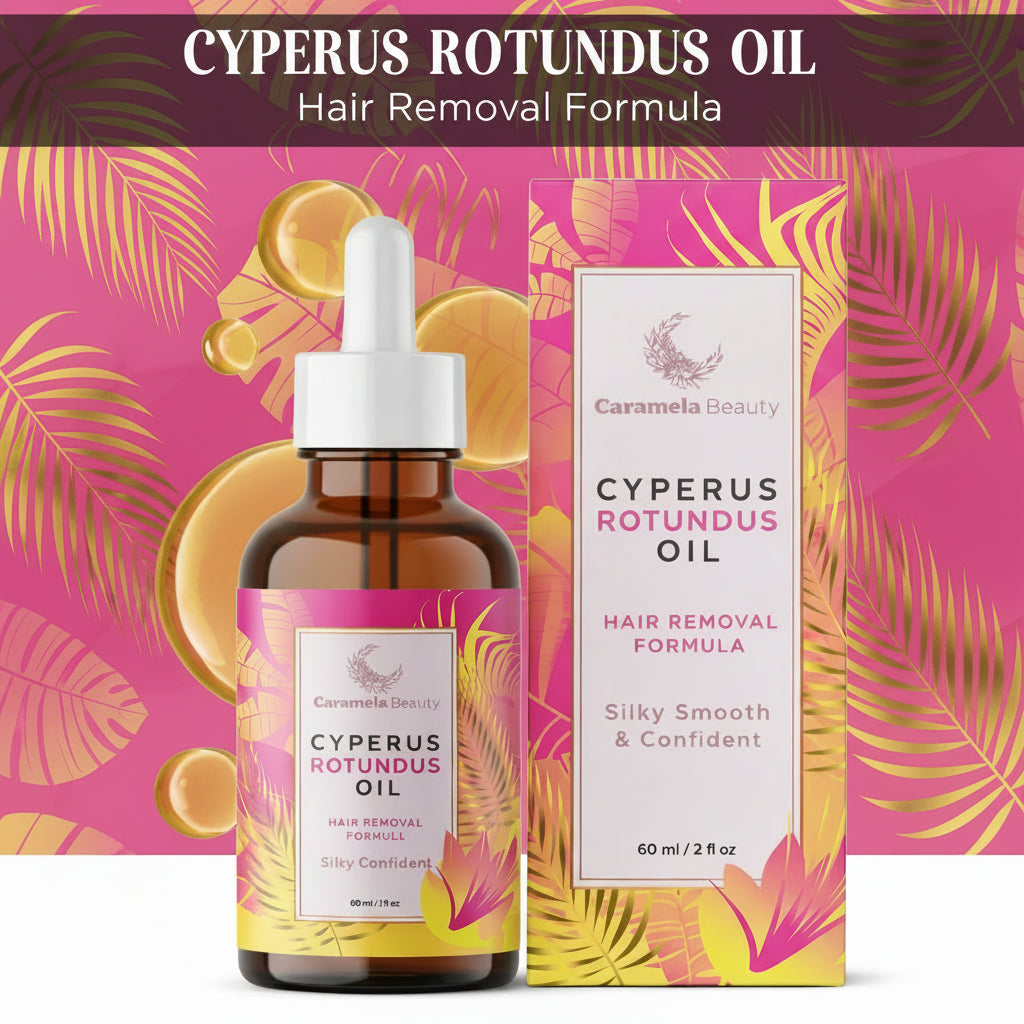 CYPERUS ROTUNDUS OIL 60ml: Tratamiento natural anti vello sin irritación🪒💖
